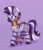 Size: 1593x1866 | Tagged: safe, artist:sidruni, imported from derpibooru, zecora, zebra, bracelet, chest fluff, ear piercing, earring, female, jewelry, lavender background, mare, neck rings, piercing, purple background, quadrupedal, simple background, solo