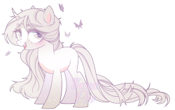 Size: 2682x1695 | Tagged: safe, artist:88yanapro88, imported from derpibooru, oc, oc only, pony, unicorn, base used, eye clipping through hair, female, horn, mare, simple background, smiling, solo, transparent background, unicorn oc