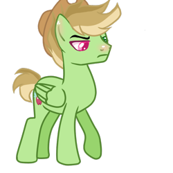 Size: 768x768 | Tagged: safe, artist:toxicspxce, imported from derpibooru, oc, oc only, pegasus, pony, base used, hat, magical lesbian spawn, male, offspring, parent:applejack, parent:rainbow dash, parents:appledash, pegasus oc, raised hoof, red nosed, simple background, solo, stallion, transparent background