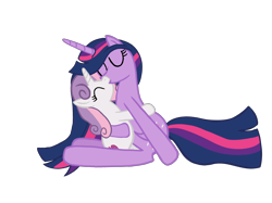 Size: 2732x2048 | Tagged: safe, artist:turnaboutart, imported from derpibooru, sweetie belle, twilight sparkle, alicorn, unicorn, the last problem, female, lesbian, missing accessory, older, older sweetie belle, older twilight, princess twilight 2.0, shipping, simple background, transparent background, twibelle, twilight sparkle (alicorn)