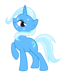 Size: 2335x2569 | Tagged: safe, artist:toutax, imported from derpibooru, trixie, pony, unicorn, female, high res, lidded eyes, mare, raised hoof, simple background, solo, transparent background, vector