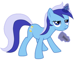 Size: 2716x2207 | Tagged: safe, artist:toutax, imported from derpibooru, minuette, pony, unicorn, female, high res, magic, magic aura, mare, simple background, solo, toothpaste, transparent background, vector