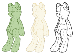 Size: 1700x1200 | Tagged: safe, artist:galeemlightseraphim, imported from derpibooru, oc, oc only, earth pony, arm hooves, bald, base, bipedal, earth pony oc, simple background, transparent background