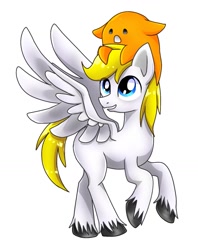 Size: 1017x1282 | Tagged: safe, artist:namaenonaipony, imported from derpibooru, oc, oc only, pegasus, pony, simple background, white background