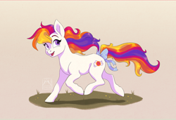 Size: 1024x701 | Tagged: safe, artist:bluefeathercat, imported from derpibooru, sunny daze (g3), earth pony, pony, g3, solo