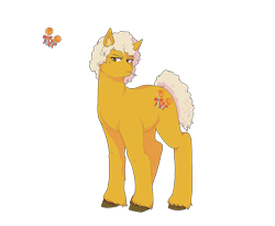 Size: 3300x2700 | Tagged: safe, artist:t3ssrina, imported from derpibooru, butterscotch (g1), earth pony, pony, simple background, solo, transparent background