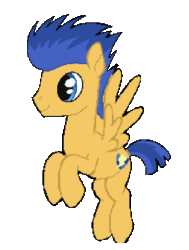 Size: 736x972 | Tagged: safe, artist:dyonys, imported from derpibooru, flash sentry, pegasus, pony, animated, blinking, februpony, flying, gif, hooves, male, pixel art, simple background, smiling, solo, spread wings, stallion, tail, transparent background, two toned mane, two toned tail, wings