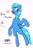 Size: 1449x2184 | Tagged: safe, artist:seidouryu, imported from derpibooru, oc, oc only, oc:blue thunder, pegasus, pony, bipedal, blushing, heart, japanese, pegasus oc, simple background, solo, white background