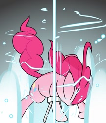 Size: 640x740 | Tagged: safe, artist:batipin, imported from derpibooru, pinkie pie, earth pony, pony, clothes, gloves, solo