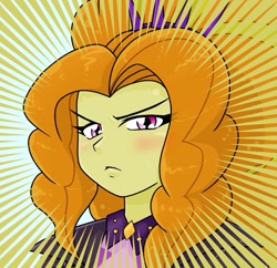 Size: 689x667 | Tagged: safe, alternate version, artist:batipin, imported from derpibooru, part of a set, adagio dazzle, equestria girls, blushing, cropped, female, looking at you, solo