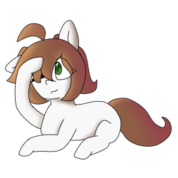 Size: 1280x1280 | Tagged: safe, artist:seylan, imported from derpibooru, oc, oc only, oc:cherro, earth pony, pony, digital art, one ear down, simple background, solo, transparent background