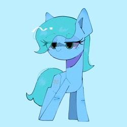 Size: 1400x1400 | Tagged: safe, artist:destroyer_aky, imported from derpibooru, oc, oc only, earth pony, pony, blue eyes, earth pony oc, female, mare, simple background, solo