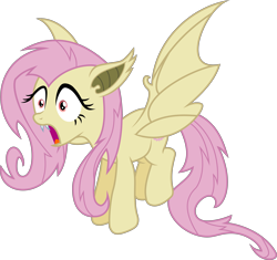 Size: 4263x4000 | Tagged: safe, artist:dasprid, imported from derpibooru, fluttershy, bat pony, bats!, season 4, .svg available, absurd resolution, bat ponified, fangs, flutterbat, open mouth, race swap, simple background, solo, transparent background, vector