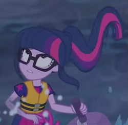 Size: 667x652 | Tagged: safe, imported from derpibooru, screencap, sci-twi, twilight sparkle, equestria girls, equestria girls series, spring breakdown, spoiler:eqg series (season 2), cropped, cruise outfit, lifejacket, solo