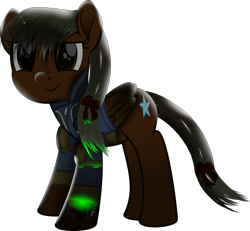 Size: 5506x5081 | Tagged: safe, artist:lincolnbrewsterfan, imported from derpibooru, oc, oc only, oc:crystalline vision, pegasus, pony, fallout equestria, my little pony: the movie, .svg available, big eyes, birthday gift, bow, clothes, crystal star, cute face, dilated pupils, female, folded wings, gift art, hair bow, happy, inkscape, leg guards, looking at something, mare, movie accurate, night, pegasus oc, pipbuck, pipbuck 3000, ponified, ponytail, shield, simple background, smiling, solo, standing, stars, svg, tail, tail bow, transparent background, vault suit, vector, wing sleeves, wings, zipper