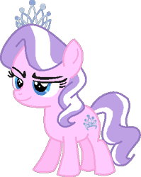Size: 314x395 | Tagged: safe, artist:theinflater19, imported from derpibooru, diamond tiara, earth pony, pony, crown, female, filly, foal, jewelry, regalia, simple background, solo, transparent background