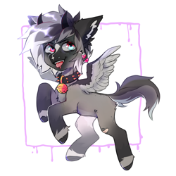 Size: 1500x1500 | Tagged: safe, artist:qwokken, imported from derpibooru, oc, oc only, pegasus, pony, commission, solo