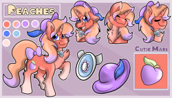 Size: 3500x2000 | Tagged: safe, artist:euspuche, imported from derpibooru, oc, oc only, oc:peaches, unicorn, male, reference sheet