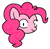 Size: 194x189 | Tagged: safe, artist:kid wizard, pinkie pie, earth pony, pony, /pnk/, aggie.io, female, looking at you, mare, simple background, smiling, solo