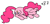 Size: 407x197 | Tagged: safe, artist:algoatall, pinkie pie, earth pony, pony, /pnk/, aggie.io, eyes closed, female, floppy ears, mare, onomatopoeia, simple background, sleeping, smiling, solo, sound effects, zzz