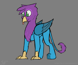 Size: 2400x2000 | Tagged: safe, artist:somber, imported from derpibooru, oc, oc only, griffon, griffon oc, male, solo
