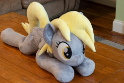 Size: 1280x854 | Tagged: safe, artist:azgchip, imported from derpibooru, derpy hooves, pegasus, pony, commission, cute, female, irl, mare, photo, plushie