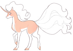Size: 1280x896 | Tagged: safe, artist:delzol, imported from derpibooru, oc, oc only, pony, unicorn, colored hooves, horn, male, raised hoof, simple background, solo, stallion, unicorn oc, white background