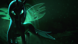 Size: 3840x2160 | Tagged: safe, artist:freasaloz, imported from derpibooru, queen chrysalis, changeling, changeling queen, 3d, female, mare, solo, source filmmaker