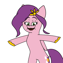 Size: 1080x1080 | Tagged: safe, artist:deltarainrum, imported from derpibooru, pipp petals, pegasus, pony, bipedal, faic, female, g5, meme, pipp petals is best facemaker, polish jerry, simple background, solo, the milky waif, tom and jerry, transparent background