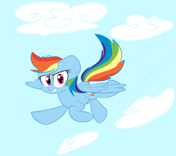 Size: 2280x2024 | Tagged: safe, artist:songheartva, imported from derpibooru, rainbow dash, pegasus, pony, 2016, cloud, female, flying, mare, solo