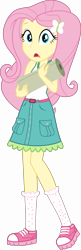 Size: 6000x18427 | Tagged: safe, artist:twilirity, imported from derpibooru, fluttershy, equestria girls, legend of everfree, .svg available, absurd resolution, bare shoulders, camp everfree outfits, cute, inkscape, open mouth, shyabetes, simple background, sleeveless, solo, transparent background, vector