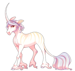 Size: 2000x1900 | Tagged: safe, artist:uunicornicc, imported from derpibooru, oc, classical unicorn, pony, unicorn, cloven hooves, curved horn, female, horn, leonine tail, mare, simple background, solo, transparent background, unshorn fetlocks