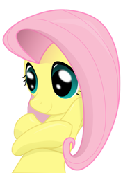 Size: 751x1063 | Tagged: safe, imported from derpibooru, fluttershy, pegasus, cute, solo, swag