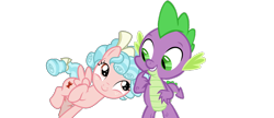 Size: 1006x435 | Tagged: safe, artist:memnoch, artist:sollace, edit, editor:undeadponysoldier, imported from ponybooru, vector edit, cozy glow, spike, dragon, pegasus, pony, alternate universe, cozybetes, cozyspike, cute, daaaaaaaaaaaw, female, filly, foal, freckles, happy, in love, looking at each other, male, reformed, shipping, simple background, spikabetes, straight, transparent background, vector