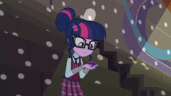 Size: 3410x1920 | Tagged: safe, imported from derpibooru, screencap, sci-twi, twilight sparkle, equestria girls, friendship games, female, glasses, high res, magic capture device, solo