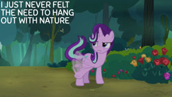 Size: 1280x720 | Tagged: safe, edit, edited screencap, editor:quoterific, imported from derpibooru, screencap, starlight glimmer, pony, unicorn, season 8, the mean 6, spoiler:s08, female, mare, solo, text