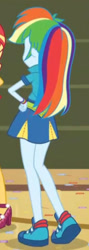 Size: 519x1463 | Tagged: safe, imported from derpibooru, screencap, rainbow dash, sunset shimmer, equestria girls, friendship games, cropped, solo focus