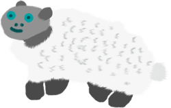 Size: 782x498 | Tagged: safe, artist:polofastter, imported from derpibooru, oc, oc only, oc:sheep, sheep, simple background, solo, transparent background