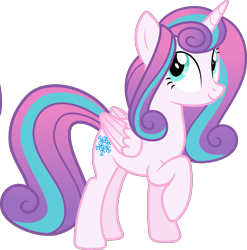 Size: 2963x3000 | Tagged: safe, artist:shakespearicles, artist:whalepornoz, imported from derpibooru, princess flurry heart, alicorn, pony, fanfic:cat's cradle, female, fimfiction, folded wings, full body, high res, hooves, horn, mare, older, older flurry heart, princess, raised hoof, royalty, show accurate, simple background, smiling, solo, standing, tail, transparent background, wings