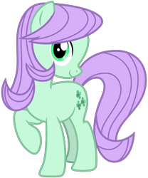 Size: 2500x3000 | Tagged: safe, artist:cheezedoodle96, imported from derpibooru, lilac swoop, earth pony, pony, .svg available, female, friendship student, full body, high res, hooves, looking at you, mare, raised hoof, show accurate, shy, simple background, smiling, smiling at you, solo, svg, tail, transparent background, vector