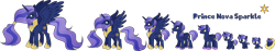 Size: 15882x3000 | Tagged: safe, artist:shakespearicles, artist:whalepornoz, imported from derpibooru, oc, oc only, oc:prince nova sparkle, alicorn, pony, fanfic:cat's cradle, absurd resolution, age progression, alicorn oc, baby, baby pony, beard, blanket, colt, diaper, ears up, eyes closed, eyes open, facial hair, fimfiction, foal, folded wings, goatee, hooves, horn, japanese reading order, jewelry, line-up, male, moustache, name, nostrils, offspring, parent:shining armor, parent:twilight sparkle, parents:shining sparkle, ponytail, prince, product of incest, product of sparklecest, regalia, royalty, shakespearicles, show accurate, simple background, sitting, sleeping, smiling, solo, spread wings, stallion, standing, text, transparent background, wall of tags, wings