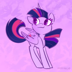 Size: 2048x2048 | Tagged: safe, artist:pfeffaroo, imported from derpibooru, twilight sparkle, alicorn, pony, solo, twilight sparkle (alicorn)