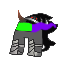 Size: 640x631 | Tagged: safe, artist:polofastter, imported from derpibooru, king sombra, unicorn, friendship is magic, among us, crown, jewelry, regalia, simple background, solo, transparent background