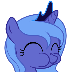 Size: 1078x1154 | Tagged: safe, artist:dassboshit, artist:karmakstylez, edit, editor:dassboshit, editor:karmakstylez, imported from derpibooru, princess luna, cute, eating, eyes closed, female, filly, happy, lunabetes, nom, nose wrinkle, paint.net, puffy cheeks, simple background, solo, transparent background, vector, woona, younger