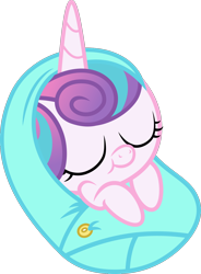 Size: 1106x1500 | Tagged: safe, artist:whalepornoz, imported from derpibooru, princess flurry heart, alicorn, pony, baby, baby pony, blanket, female, filly, foal, princess, royalty, simple background, sleeping, transparent background