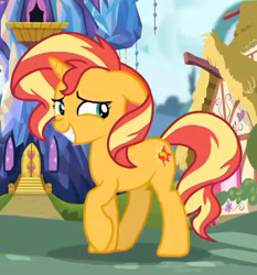 Size: 546x587 | Tagged: safe, imported from derpibooru, screencap, sunset shimmer, pony, unicorn, equestria girls, equestria girls series, spring breakdown, spoiler:eqg series (season 2), cropped, female, mare, solo, twilight's castle