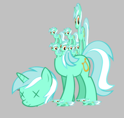 Size: 484x459 | Tagged: safe, lyra heartstrings, pony, unicorn, aggie.io, decapitated, female, mare, simple background, weird