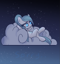 Size: 885x933 | Tagged: safe, artist:opal_radiance, imported from derpibooru, oc, oc only, oc:opal rosamond, pegasus, pony, cloud, crying, digital art, pegasus oc, wings