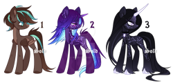 Size: 1024x493 | Tagged: safe, artist:miioko, imported from derpibooru, oc, oc only, pegasus, pony, unicorn, constellation, deviantart watermark, ethereal mane, horn, looking back, obtrusive watermark, pegasus oc, simple background, solo, starry mane, transparent background, unicorn oc, watermark, wings