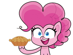 Size: 2279x1714 | Tagged: safe, artist:thomasdafoestudios, edit, edited screencap, imported from derpibooru, screencap, pinkie pie, earth pony, pony, my little pony: pony life, potion mystery, background removed, food, g4.5, not a vector, pie, simple background, solo, transparent background